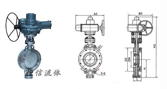 電動(dòng)對(duì)夾硬密封蝶閥 電動(dòng)對(duì)夾硬密封蝶閥